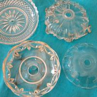 Bobeche in vetro per lampadari 