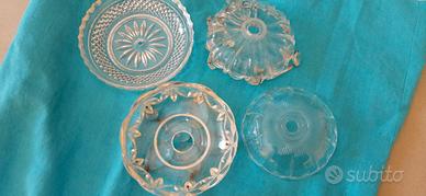 Bobeche in vetro per lampadari 