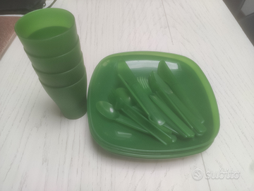 Set stoviglie da campeggio