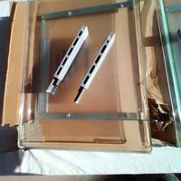 mensole con bordo plexiglas cm 40x59 rimovibili