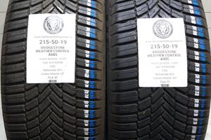 2 GOMME 215 50 19 BRIDGESTONE A74301