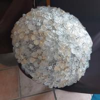 Modernariato Plafoniera In Vetro Design  Murano Ba