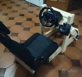 Postazione guida e Logitech g29
