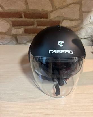 casco jet Caberg Riviera V3 nero opaco-Taglia L