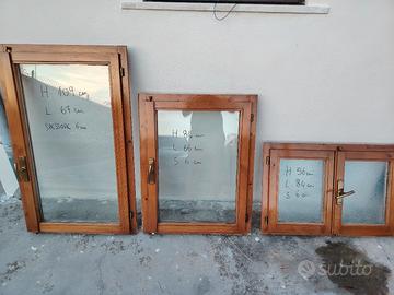 3 Finestre in Legno con Vestrocamera Cepagatti