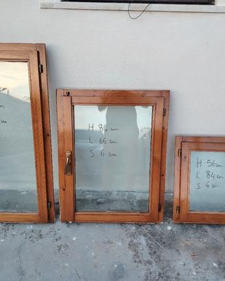 3 Finestre in Legno con Vestrocamera Cepagatti