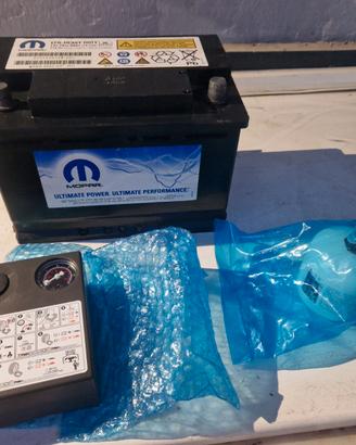 BATTERIA-START&STOP-70AH+KIT-GOMM-MOPAR-ORIG-FIAT