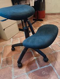 Sedia posturale  con appoggio per ginocchia