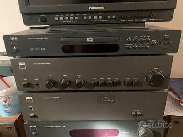 NAD pre + finale + lettore cd-dvd