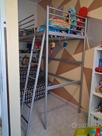 letto singolo soppalco