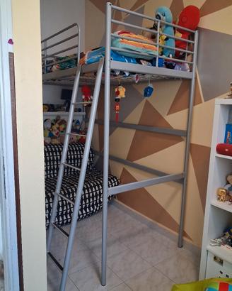 letto singolo soppalco