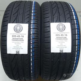2 GOMME 205 45 16 BRIDGESTONE A75968