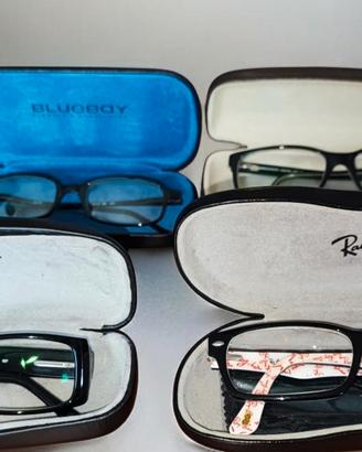Lotto 4 occhiali (RayBan+altri) + omaggio 
