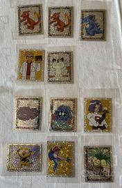 11 POKEMON FIGURINE ALBUM STICKER HOLO