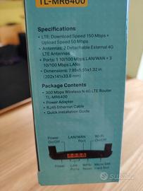 modem wifi 4g lte tplink LT-MR6400