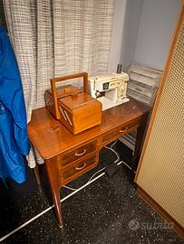Postazionr cucito vintage completa anni 60