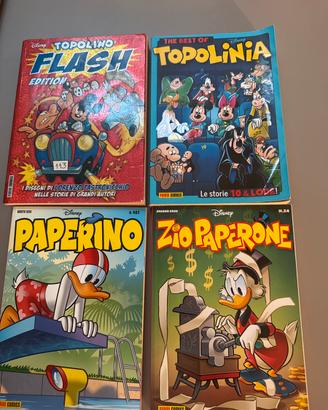 Set Raccolta fimetti topolino e paperino