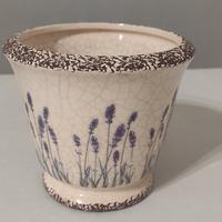 Vaso in porcellana decorata 