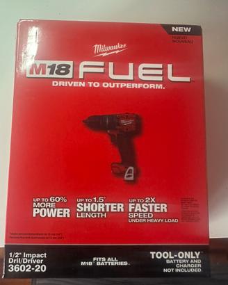 Trapano a batteria milwaukee + batteria
