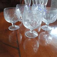 bicchieri da cognac cristallo di boemia