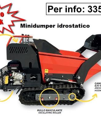 Motocarriola cingolata nuova SZ 560