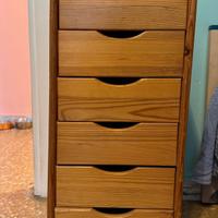 Mobile cassettiera legno