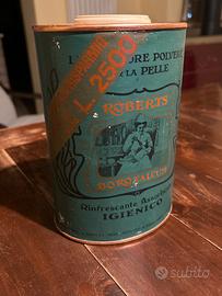 Scatola  Borotalco vintage Roberts.
