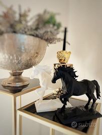 Scultura Geometrica d'Arredo cavallo in corsa