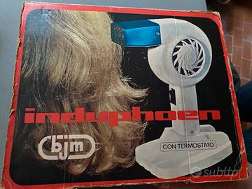 Asciugacapelli vintage anni 70 induphoen bjm