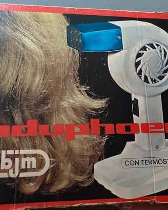 Asciugacapelli vintage anni 70 induphoen bjm