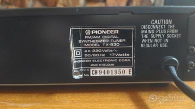 Pioneer tx-930 sintetizzatore 
