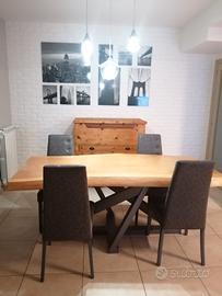 Gambe design tavolo ferro