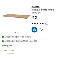 Mensole BOAXEL IKEA