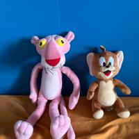 Peluche Pantera rosa e Jerry