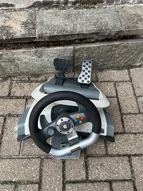 Volante e pedaliera xbox 360 no cavi
