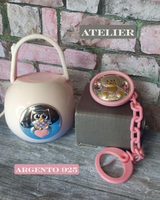 Porta succhiotto Ciuccio Argento 925