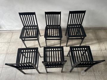 6 sedie Aldo Rossi