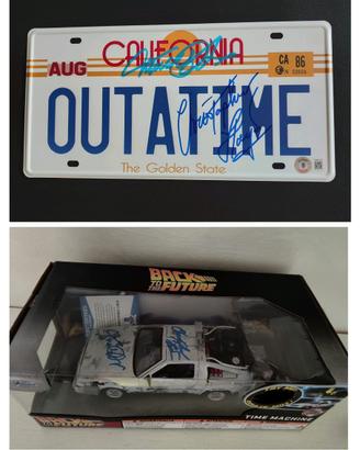 Delorean & Targa OUTATIME Back To The Future COA