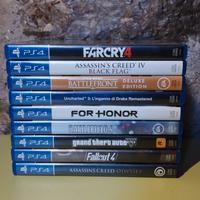 lotto 9 giochi PS4 