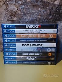 lotto 9 giochi PS4 