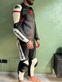 Tuta moto pantaloni e giacca