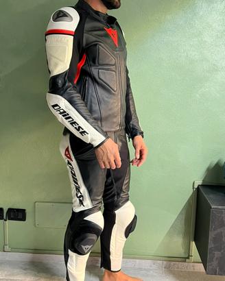 Tuta moto pantaloni e giacca