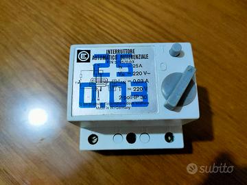 Interruttore Automatico Differenziale 