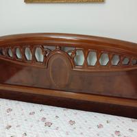  Letto matrimoniale in legno massello 