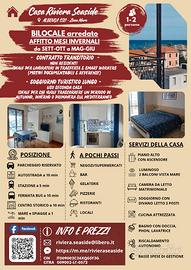 Bilocale uso transitorio o seconda casa mare