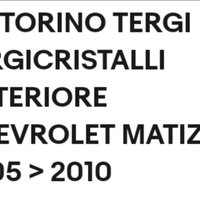 Motorino tergicristallo anteriore Chevrolet Matiz