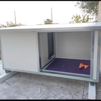 Cuccia cane taglia M coibentata, tetto apribile