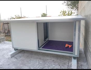 Cuccia cane taglia M coibentata, tetto apribile