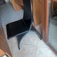 Sedia in legno anni 50 futurista