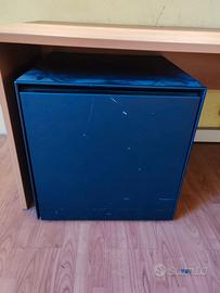 Mobiletto cubo ferro acciaio sotto scrivania